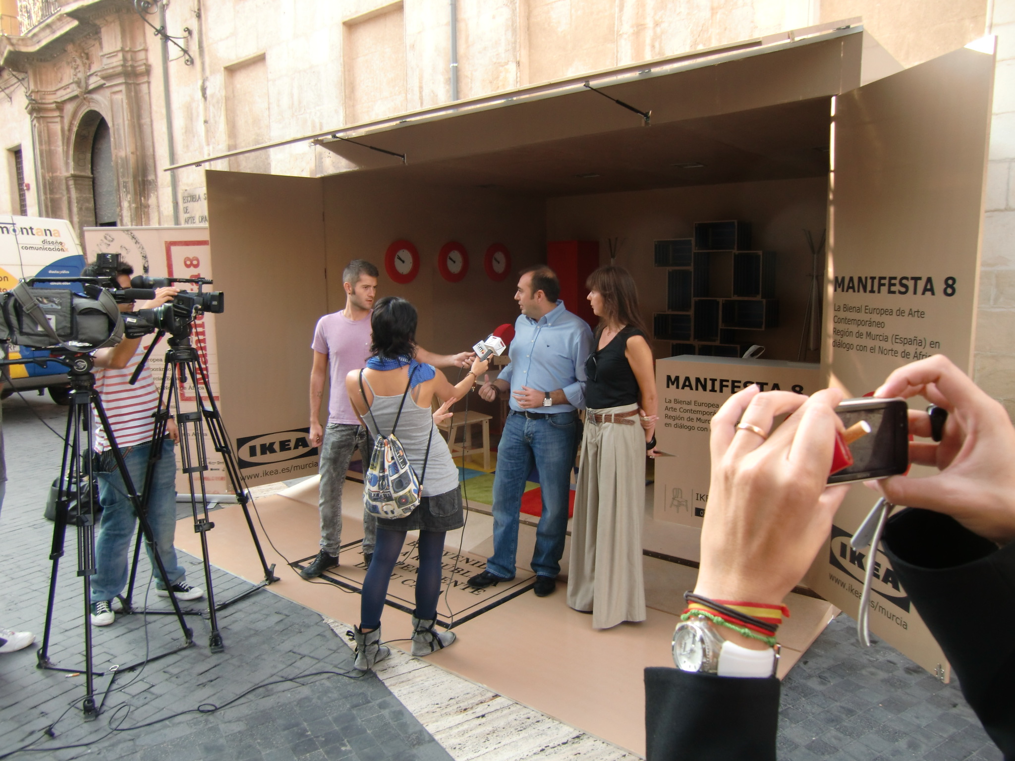 Manifesta 8 opens two infomation points in the center of Murcia Manifesta 8 opens two infomation points in the center of Murcia